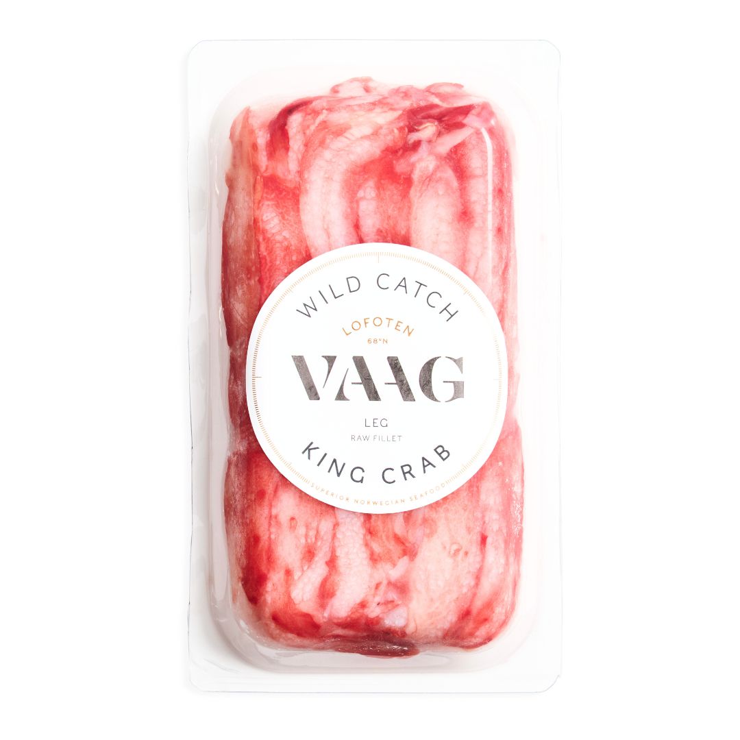 VAAG King Crab Long Leg Pure Meat, Frozen 227g