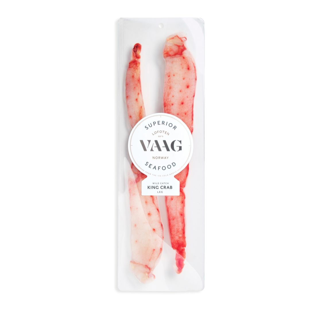 VAAG King Crab Lower Leg Pure Meat, Frozen 227g