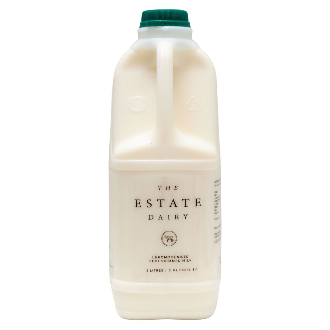 Estate Dairy Unhomogenised Semi Skimmed Milk 2ltr
