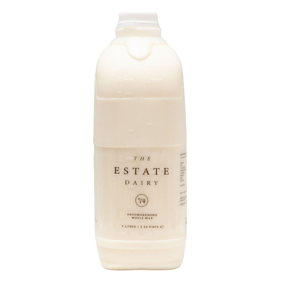 Estate Dairy Unhomogenised Whole Milk 2ltr