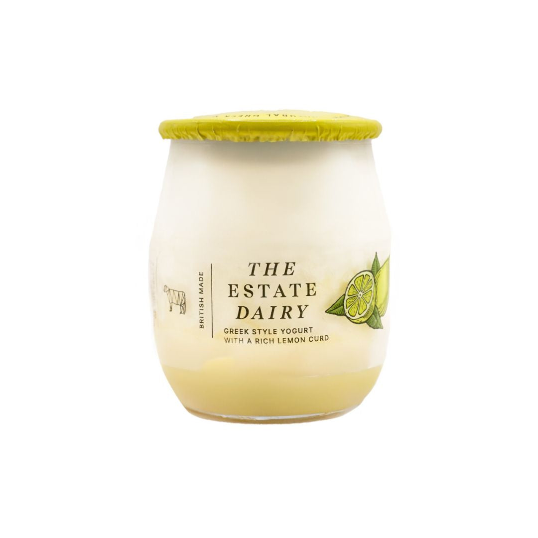 Estate Dairy Lemon Curd Yoghurt, Glass Jar 125g